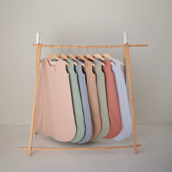 Mushie Organic Cotton Sleep Bag lightweight breathable two-way zipper