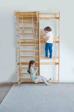Neem | Swedish Ladder & Rope Wall - 95" Height
