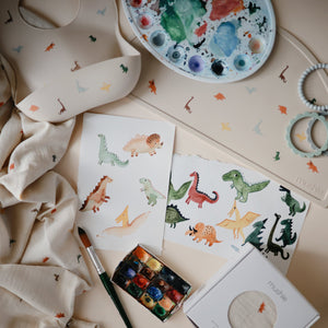 Mushie Silicone Placemat Food-Grade Silicone Soft Colors