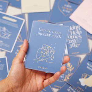 "Colorful baby massage cards at angle 9, designed for soothing and bonding with your little one."