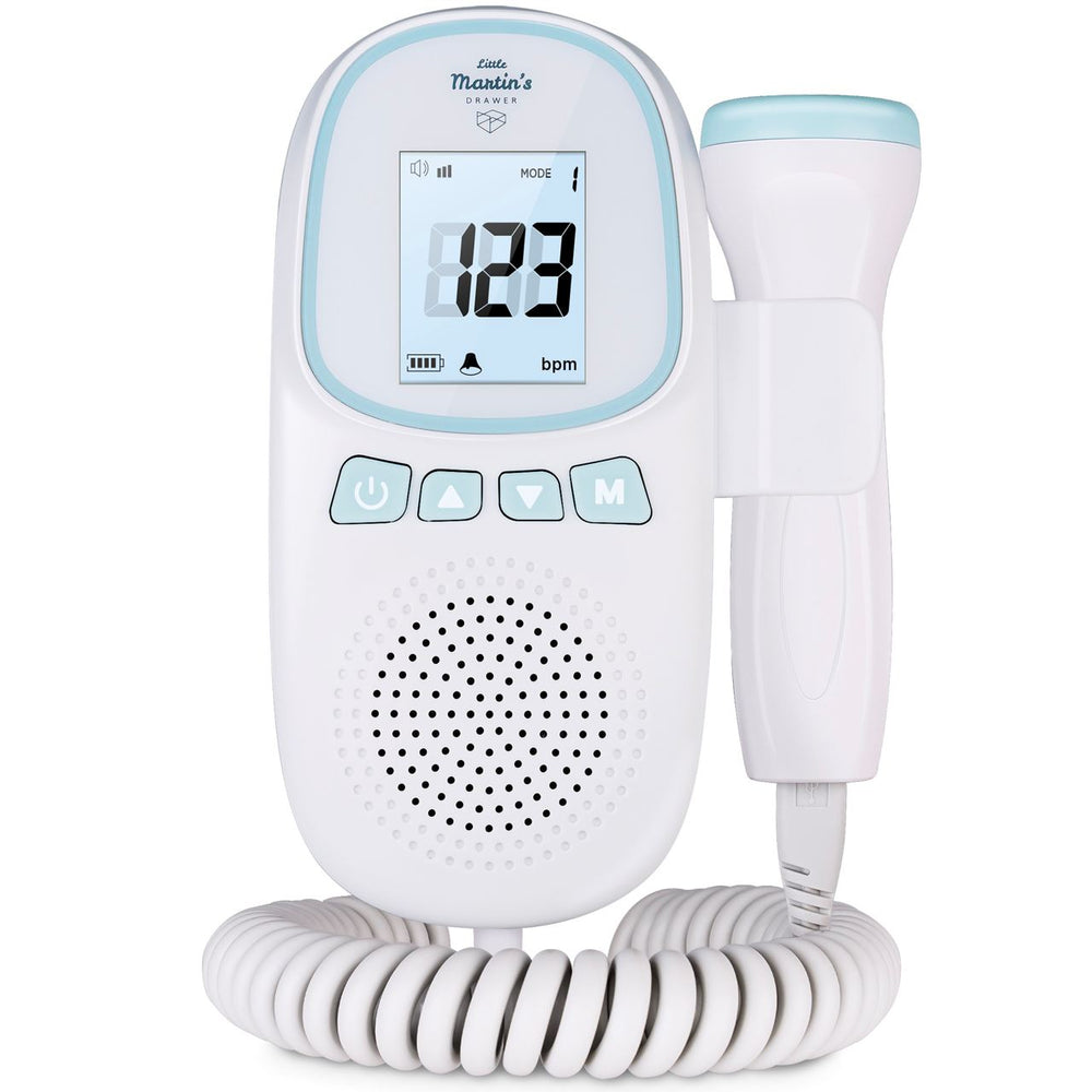 Little Martin's Portable Fetal Doppler - Hear Your Baby's Heartbeat Anytime - Rechargeable Batteries by USB - FDA Cleared