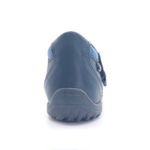 Boys Velcro Shoe In Blue Navy