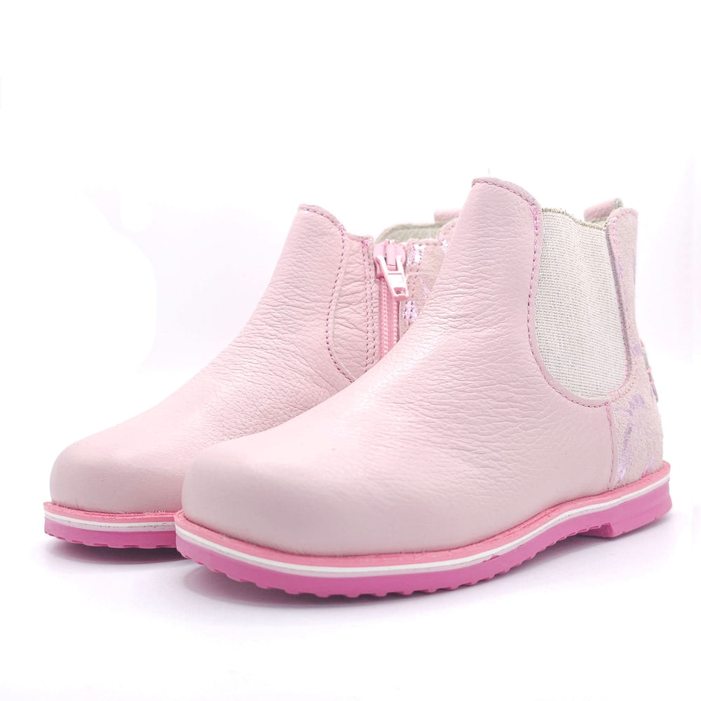 Girls Flamingo Chelsea Bootie - Stylish and comfortable footwear for little ones, perfect for any occasion.