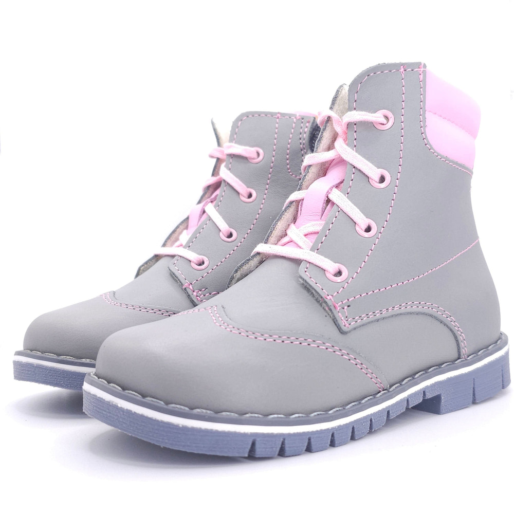 Girls Gray Winter Boot