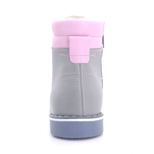 Girls Gray Winter Boot