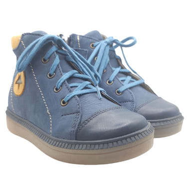 Boys blue navy star shoes - stylish and comfortable footwear for little ones.