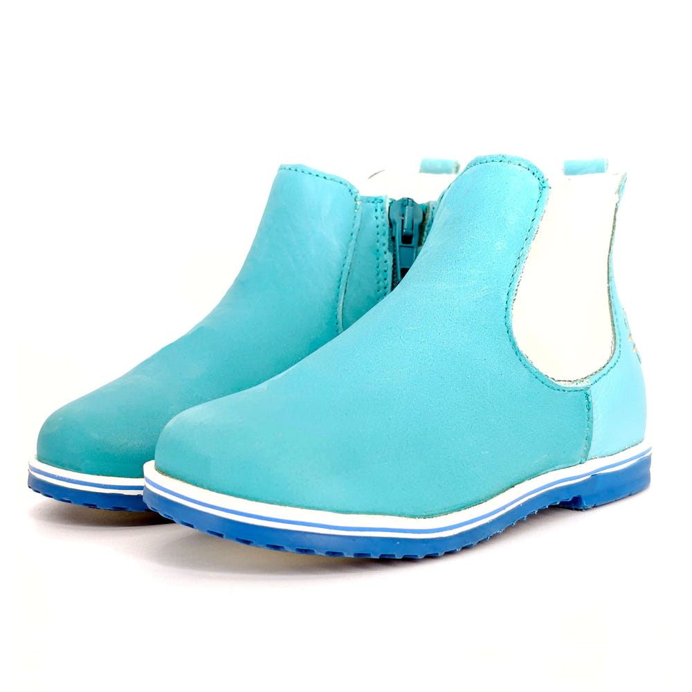 Girls Turquoise Chelsea Bootie - Stylish and comfortable footwear for little ones. Perfect for any occasion!