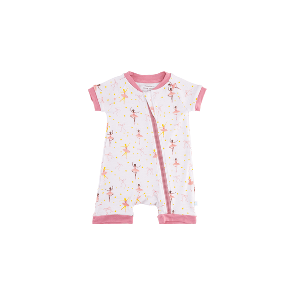 Baby Short-Sleeve Bamboo Romper