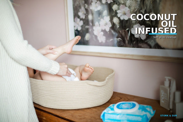Stork & Sun PFAS-Free Baby Wipes — 6 Pack (360ct)