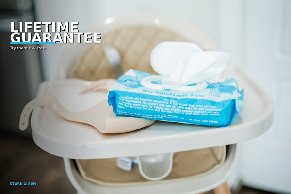 Stork & Sun PFAS-Free Baby Wipes — 16 Pack (960ct) | 3-Month Supply | Best Value