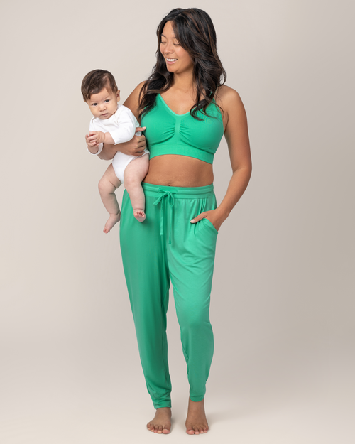 Everyday Lounge Jogger in Seafoam for babies, perfect for comfort and style.