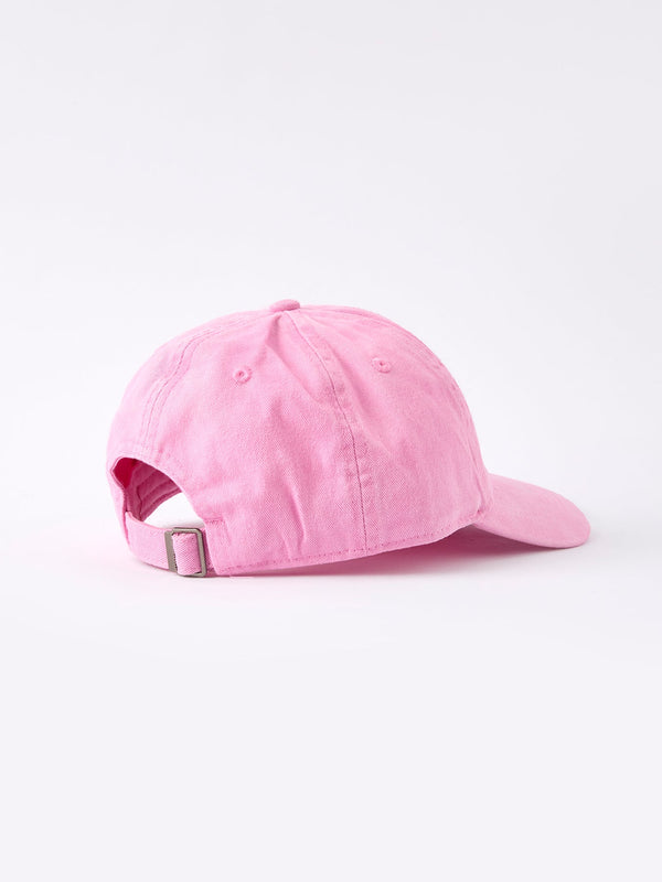 Cherry girls hat from angle 2, perfect accessory for stylish little ones in any season.