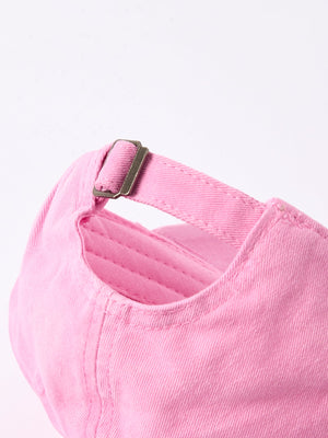Cherry girls hat at angle 5, perfect accessory for stylish little ones in any season.