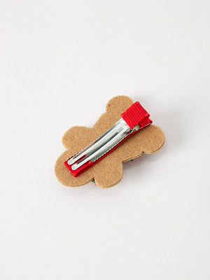 Christmas Gingerbread Girls Hair Clip
