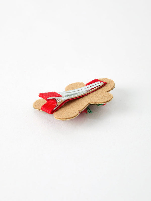 Christmas Gingerbread Girls Hair Clip