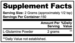 L-Glutamine Powder, 10.6 oz
