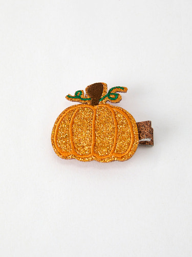Halloween Pumpkin Girls Hair Clip