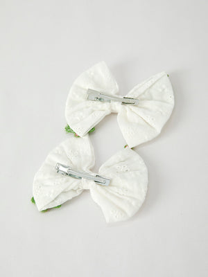 Winter Christmas Tree Hair Clips 2 Pack