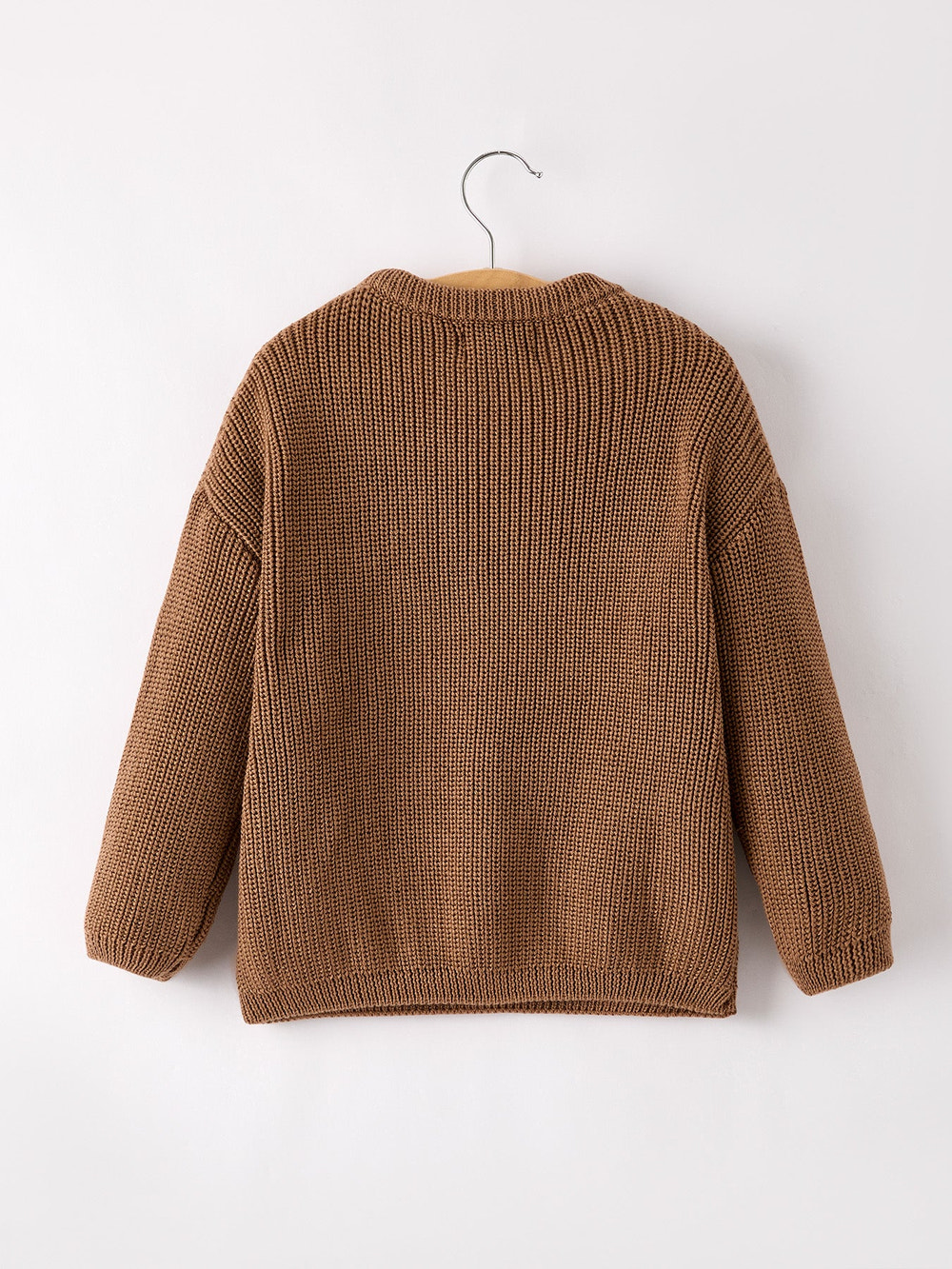 Thanksgiving Halloween Pumpkin Floral Girls Pullover Sweater