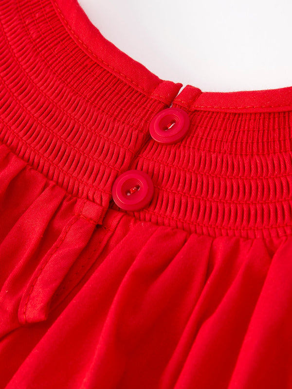 Christmas Baby Romper: Adorable Green Christmas Tree Embroidery