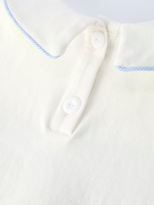 Blue Smocked Church Christ Bishop Christening Toddler Boys'Set