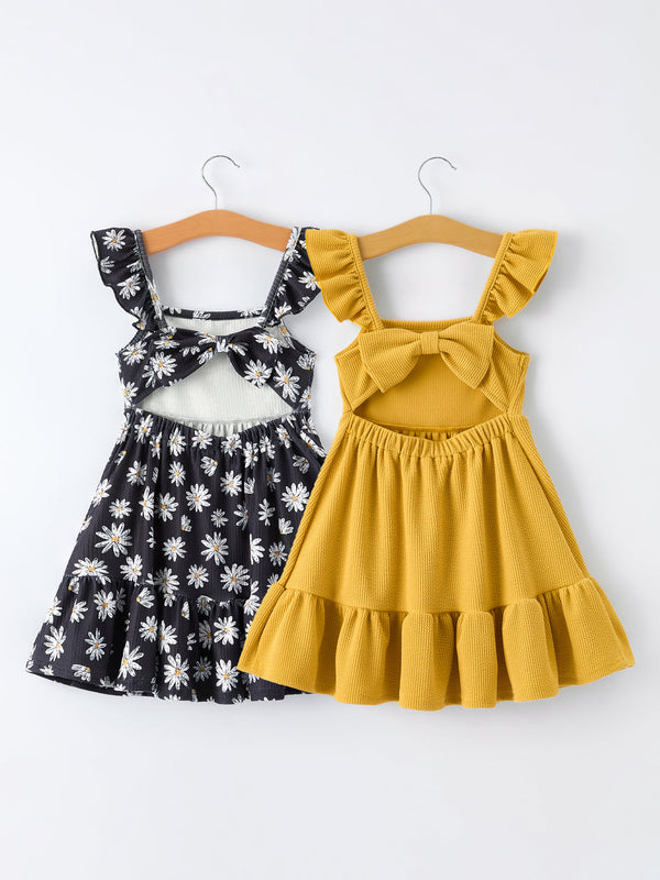 mustard yellow dress for baby Mustard Color Baby Girl Dress Baby Girl Princess Dress Yellow Puff Sleeve Beads Birthday