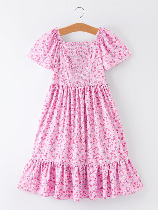 Mommy & Me Adult Dress – Spring Floral Print
