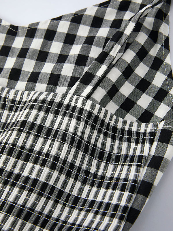 Mommy & Me Adult Plaid Smocked Dress