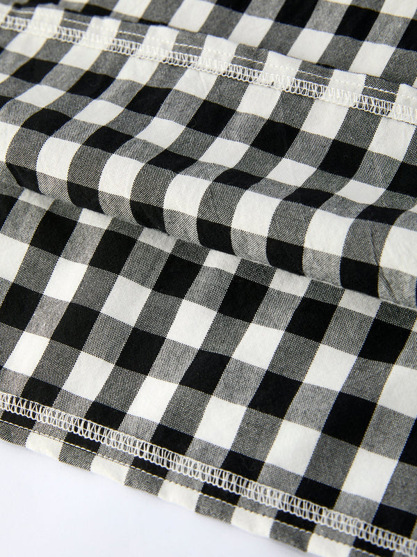 Mommy & Me Adult Plaid Smocked Dress