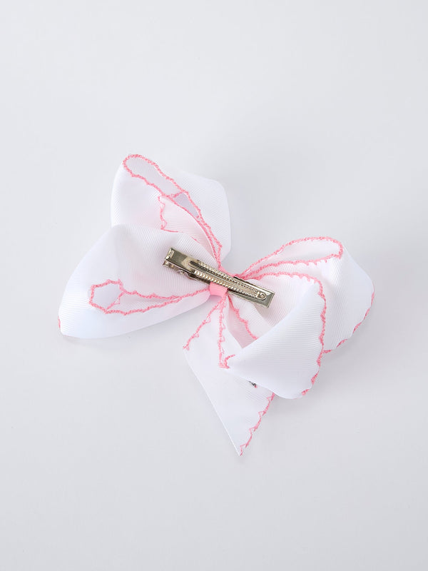 Back to School Yellow Pencil Bow Hair Clip 6.25 Inch