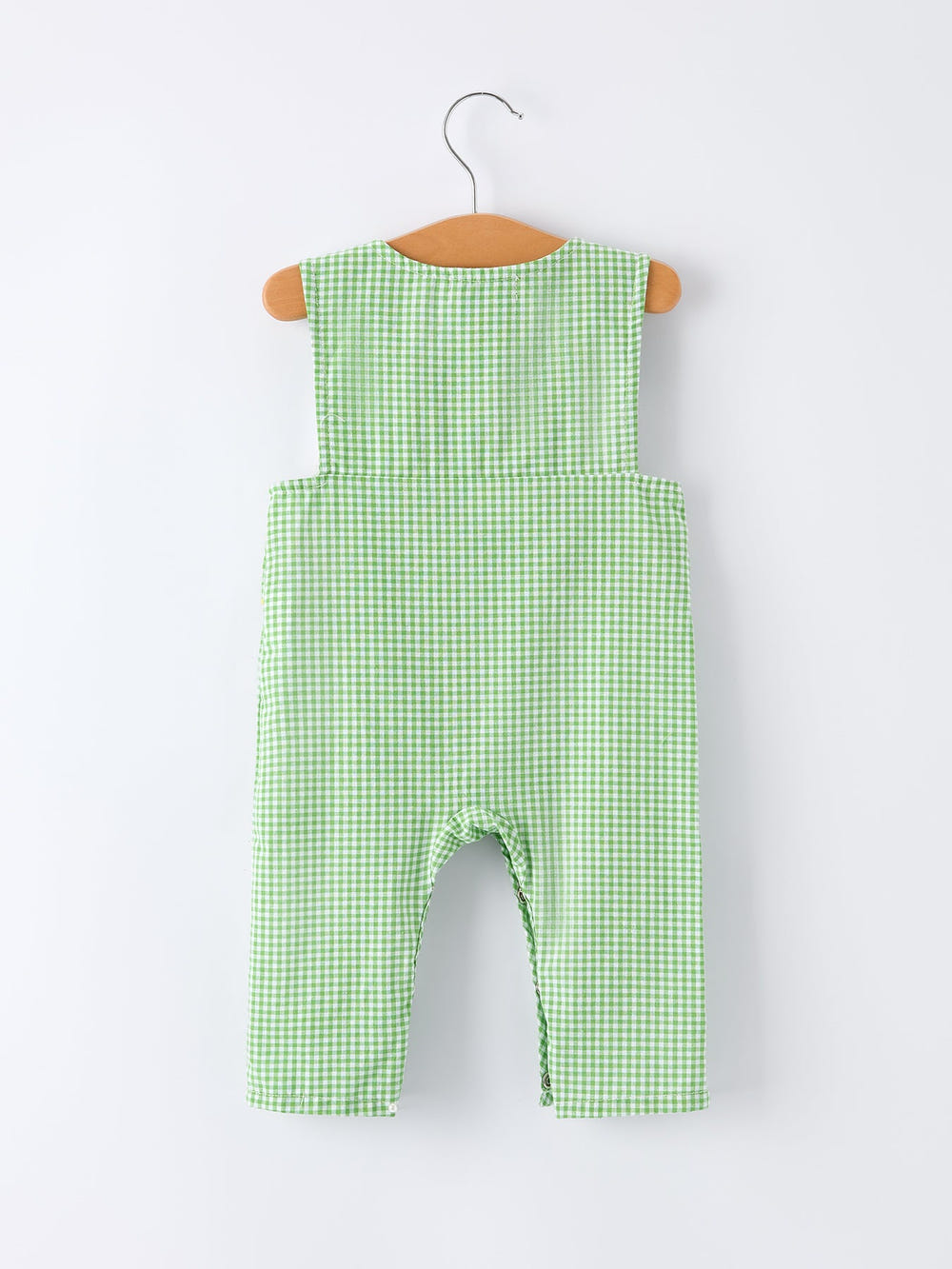 Spring Turtle Smocked Baby Boy Romper