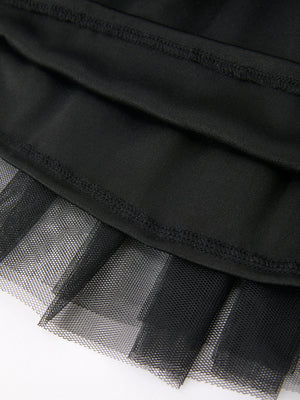 Back To School Crayon Girls Skirt Tulle Applique Skirt