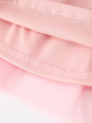 Back To School Pencil Bow Girls Skirt Tulle Applique Skirt