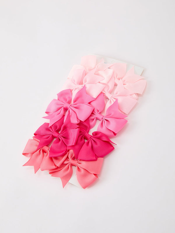 Girls Bow Hair Clip Set