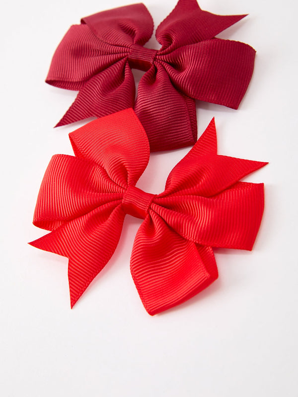 Girls Bow Hair Clip Set