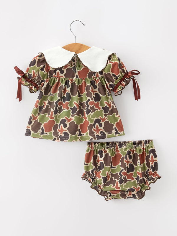 Duck Camo Girl Bloomer Set