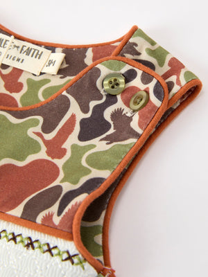 Duck Embroidered Camo Boy JonJon