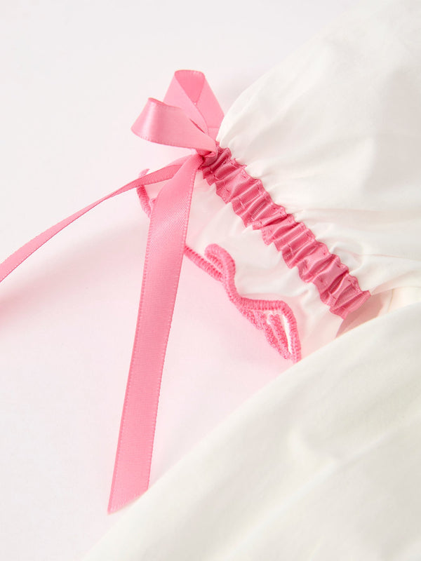 Church Christ Pink Cross Bishop Christening Girls Bloomer Set