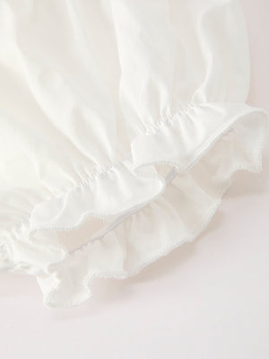 Church Christ Pink Cross Bishop Christening Girls Bloomer Set