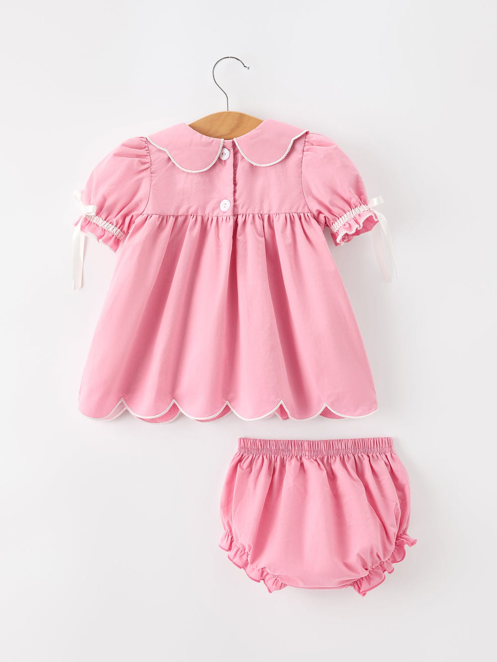 Church Christ White Cross Bishop Christening Girls Bloomer Set