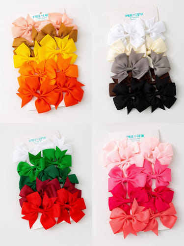 Girls Bow Hair Clip Set