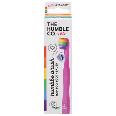 Humble Co. Kids Ultra Soft Toothbrush for gentle oral care, designed for little smiles and sensitive gums.