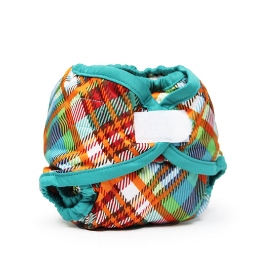 Rumparooz Quinn Newborn Cloth Diaper Covers in angle 3 view, perfect for bedding and sleep essentials.