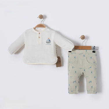 Little Sailor Muslin Set