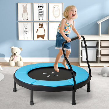 40 Inch Trampoline for Kids Indoor Outdoor Fitness Trampoline