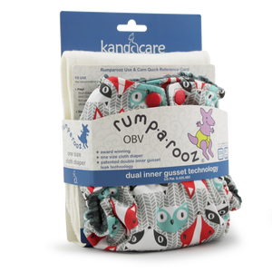 Rumparooz OBV One Size Pocket Cloth Diaper - Clyde