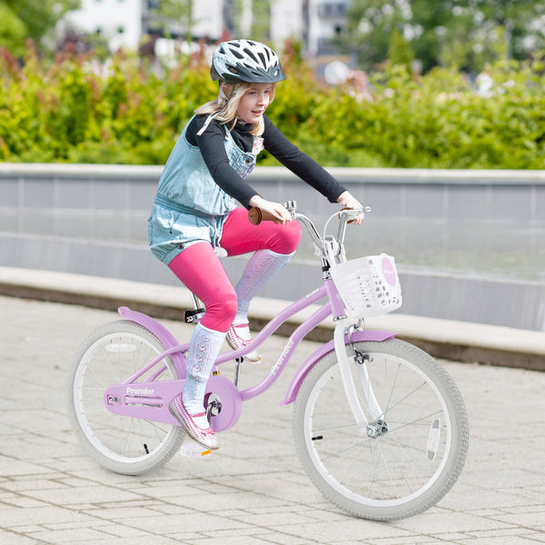 14 Inch Kid's Bike with Removable Training Wheels and Basket