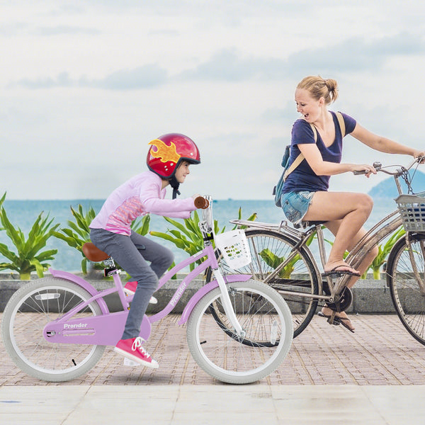 14 Inch Kid's Bike with Removable Training Wheels and Basket
