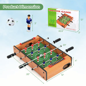 20 Inch Indoor Competition Game Soccer Table - Sturdy Build for Kids & Family