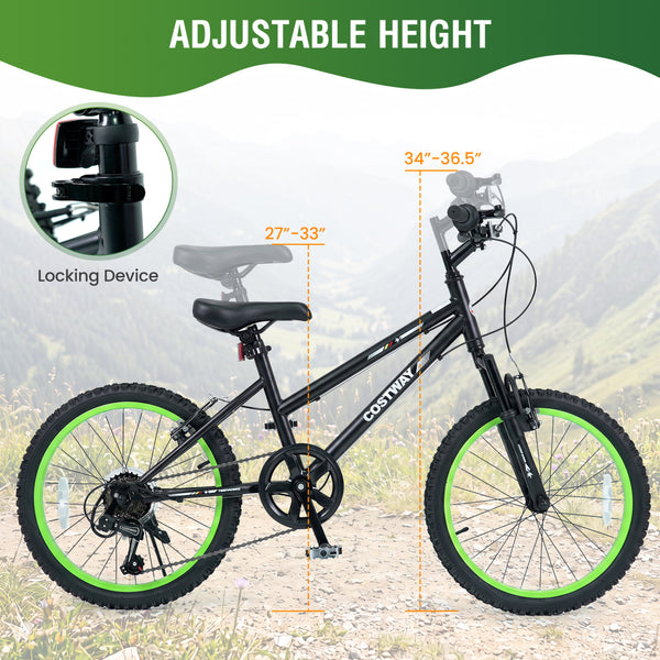 Kids Mountain Bike with Adjustable Seat